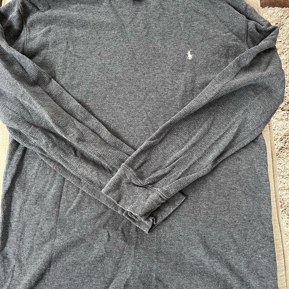 Polo by Ralph Lauren XXL Gray Long Sleeve Tee